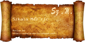 Szkala Móric névjegykártya
